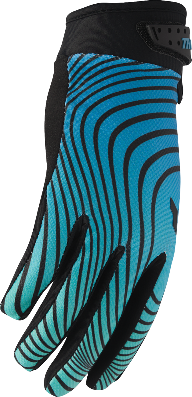 LAUNCHMODE Identity Gloves - Teal/Black - 2XL