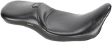 Maverick Daddy Long Legs Seat - With Backrest - Black - Smooth - FL \'08-\'23 2008 - 2023