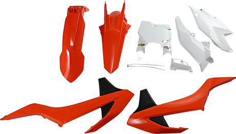 5 Piece Replica Body Kit - OEM Orange/White/Black - KTM 2016 - 2018