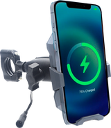 Metal Phone Holder - Inductive Charging 1-1/2\" Bar Mount