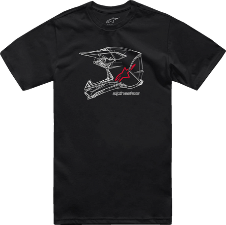 MX Helmet T-Shirt - Black - XL