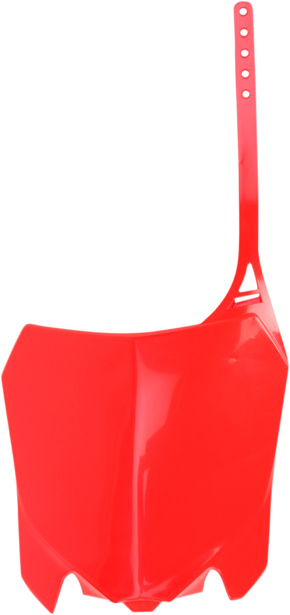 Front Number Plate - Red 2013 - 2017