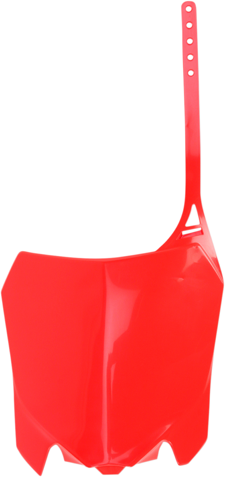 Front Number Plate - Red 2013 - 2017