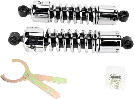 412 Series Shock - 12.5\" - Standard - Chrome - Dyna 1993 - 2006
