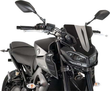 New Generation Windscreen - 11-1/2\" - Black - MT09 2017 - 2020