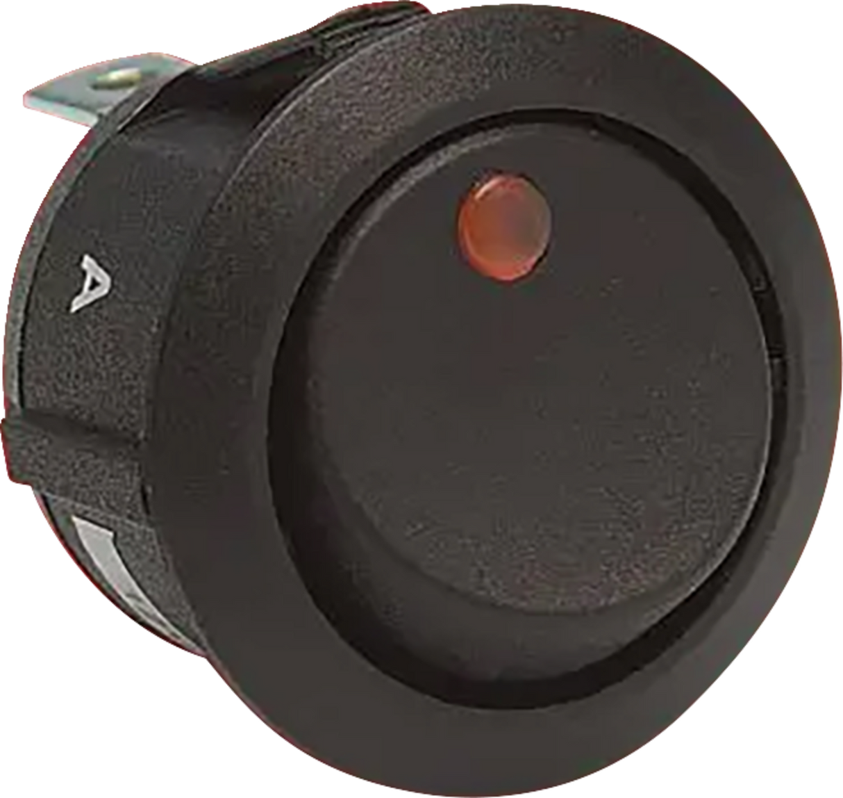 Illuminated Switch - Amber - Round