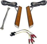 LED Fork Light - Amber - Chrome 2014 - 2023