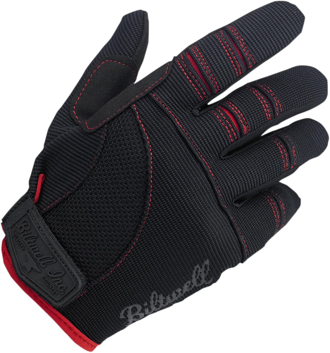 Moto Gloves - Black/Red - XL
