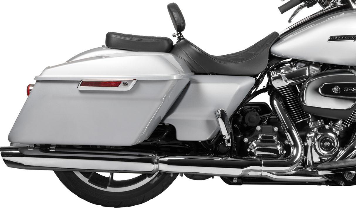 EZ Glide II Backrest - Small - Vinyl - Double Diamond Black Stitch