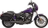2:1 Exhaust - Black - Megaphone - Long - \'91-\'05 FXD 1991 - 2005