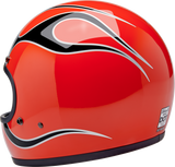 Gringo Helmet - Flames - Competition Orange - XL