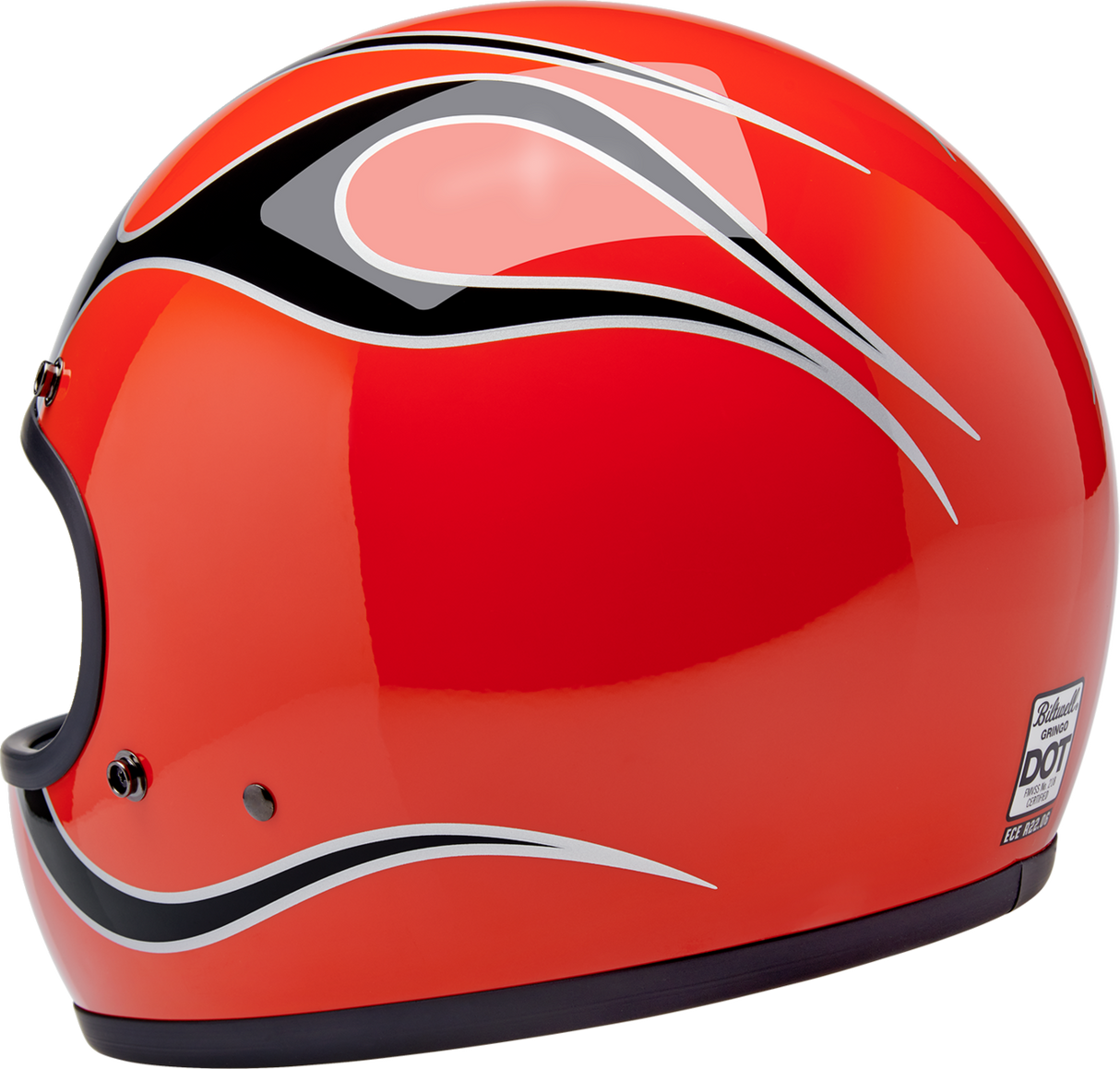 Gringo Helmet - Flames - Competition Orange - Medium