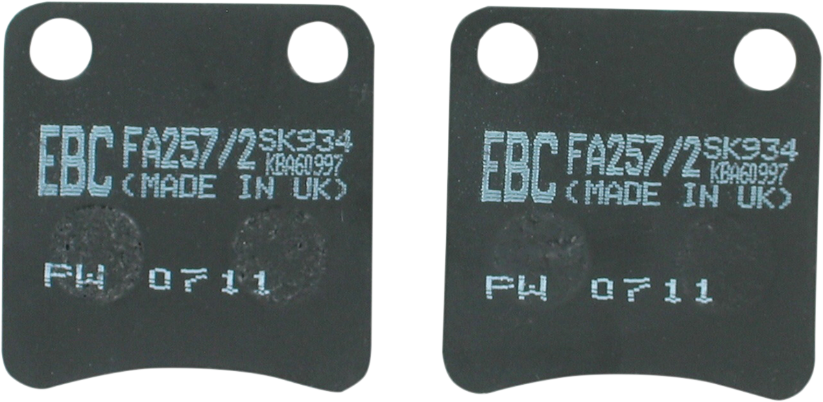SFA Brake Pads - SFA257/2 2005 - 2020