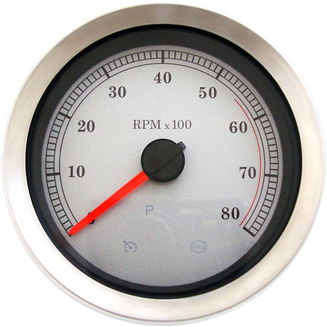 4\" Electronic Tachometer - White Face 2004 - 2013