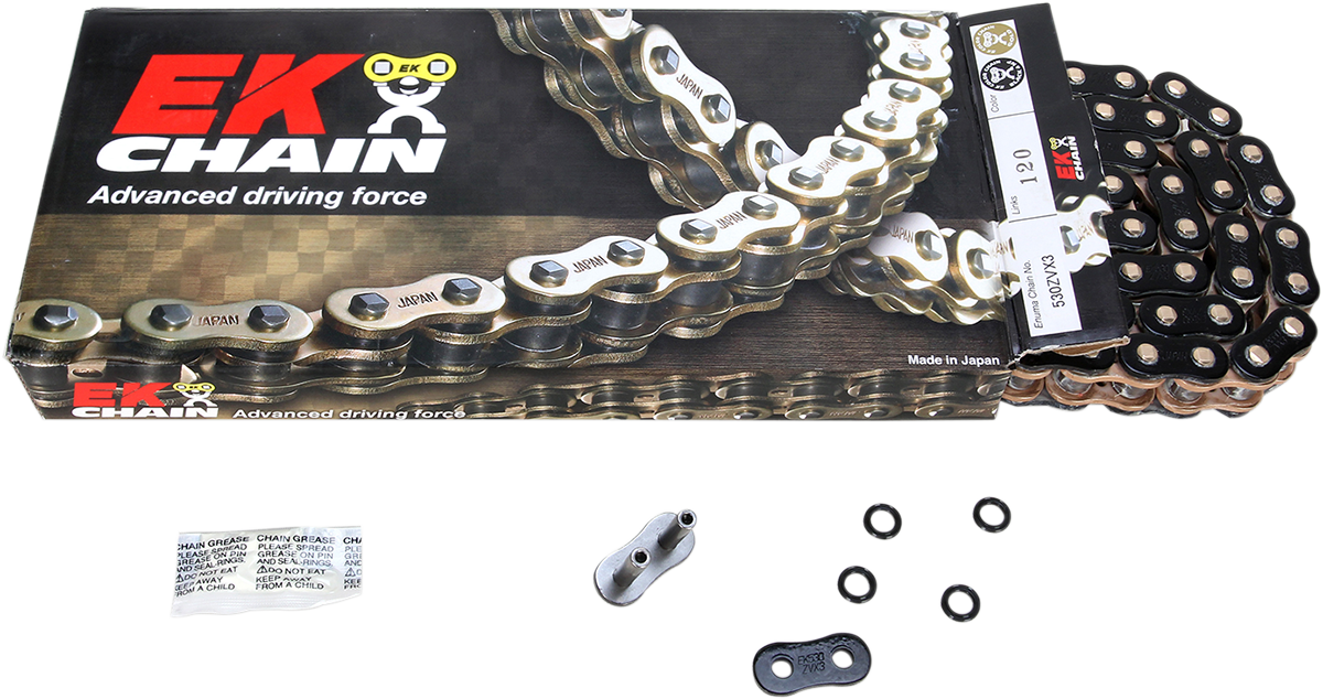530 ZVX3 - Sportbike Chain - 120 Links - Black