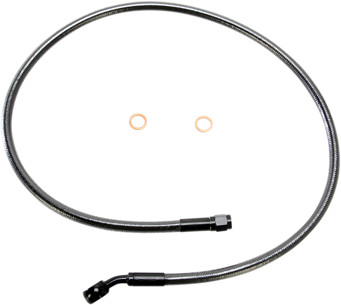 Brake Line - 10 mm-35° - 32\" - Black Pearl
