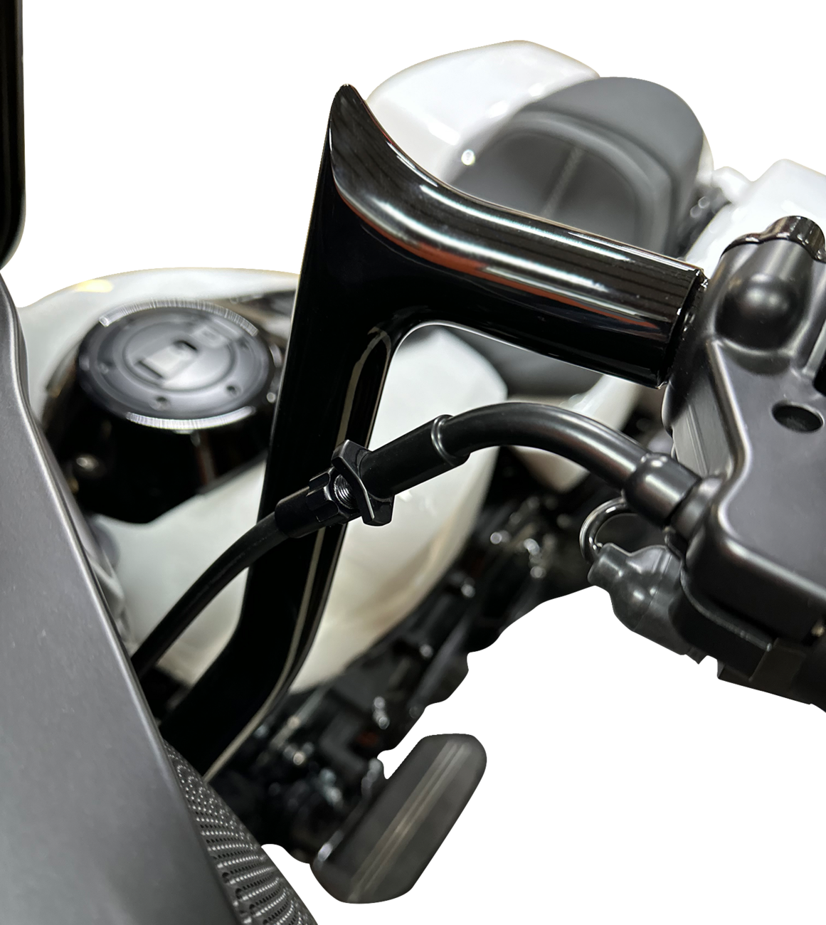 EZ Install Upper Clutch Cable - FLHX/FLTR SE - +2\" - Black 2023 - 2024