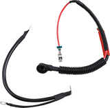 Black Battery Cable Set - \'09-\'13 FLH/T 2009 - 2013