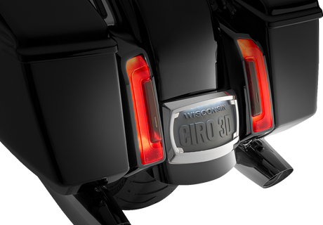 License Plate Frame - LED - Curved - Chrome 2023 - 2024