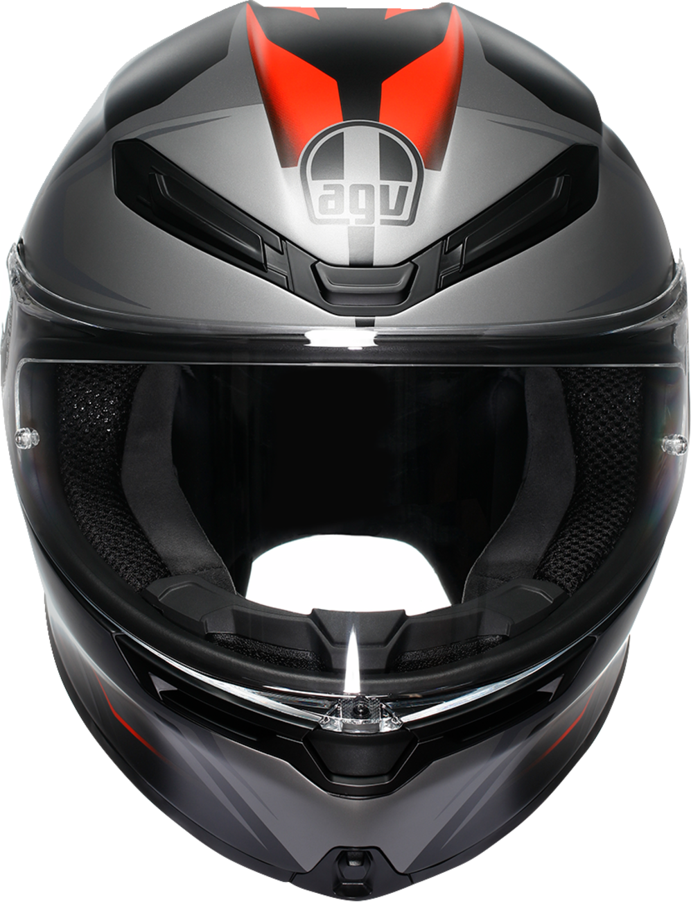 K6 S Helmet - Karve - Matte Black/Gray/Red - XL