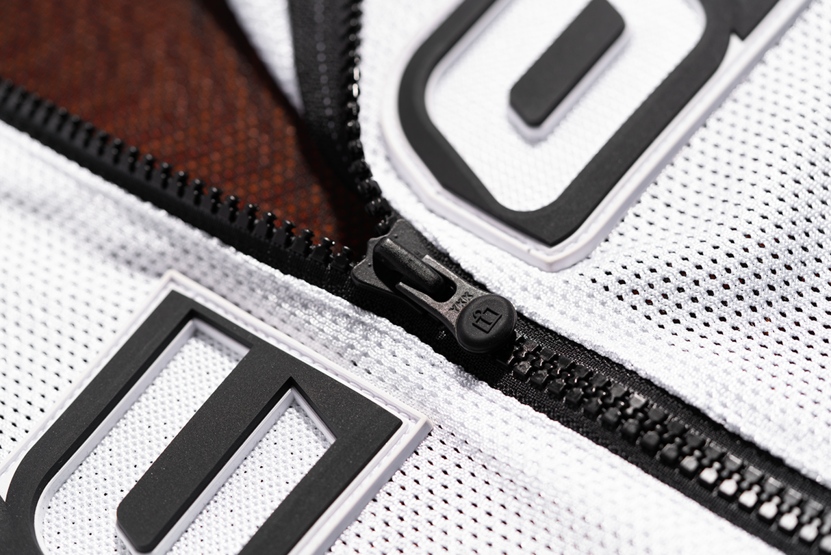 Mesh AF™ Leather Jacket - White - 2XL