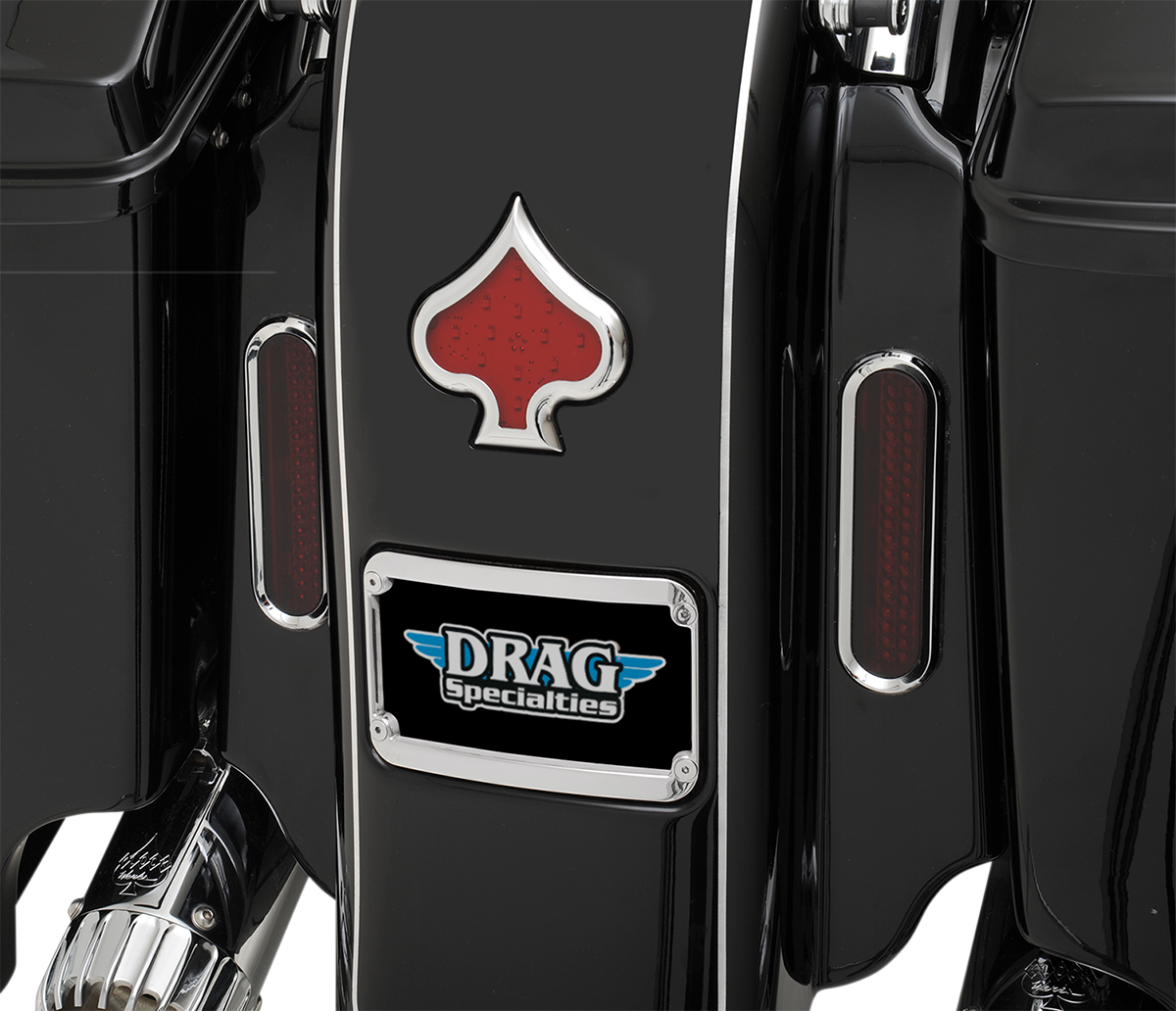 Lighted License Plate Frame - Chrome