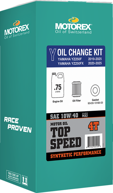 Oil Change Kit - Yamaha YZ 250 - 10W-40 2019 - 2025