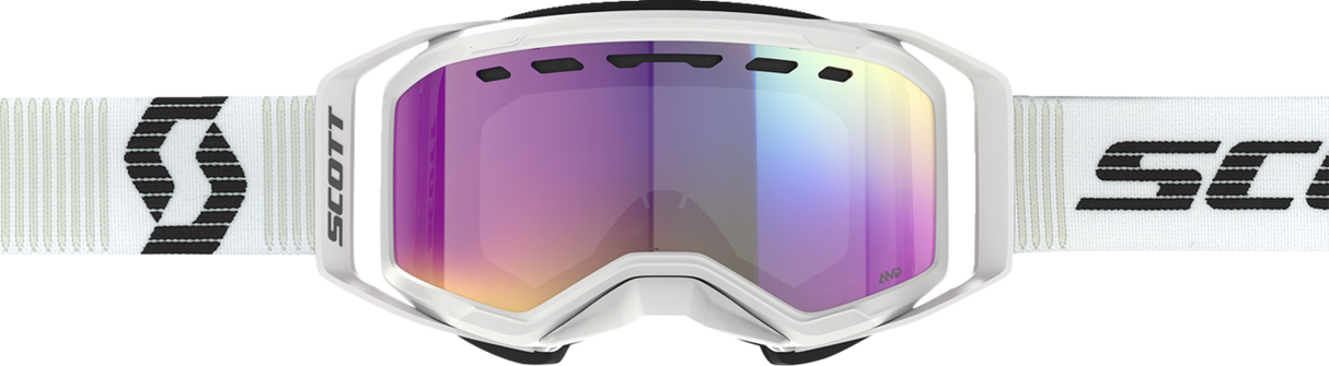Prospect 2.0 SMB Goggle - White/Black - AMP Teal Chrome Lens