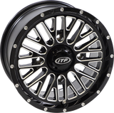 Wheel - Momentum - Front/Rear - Black/Milled - 14x7 - 4/156 - 5+2 (+30 mm) 2003 - 2023