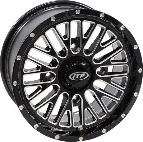 Wheel - Momentum - Front/Rear - Black/Milled - 14x7 - 4/156 - 5+2 (+30 mm) 2003 - 2023