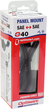 Weatherproof SAE Thin Panel Mount Socket O-40 - Long