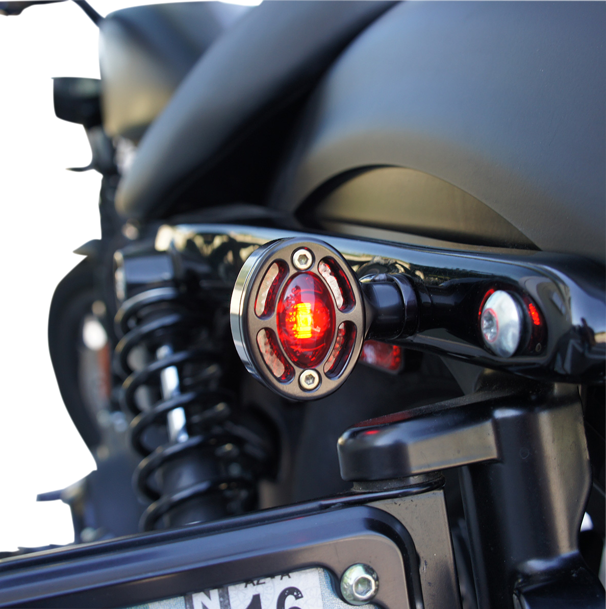 LED Turn Signals - Black with Red LEDs
