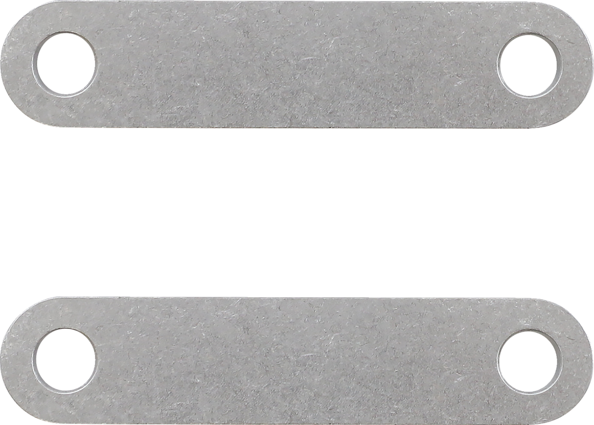 Hugger Front Fender Mounting Blocks - For 21\" Wheels - Satin 1986 - 2017