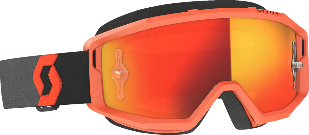 Primal Goggle - Orange/Black - Orange Chrome Works Lens