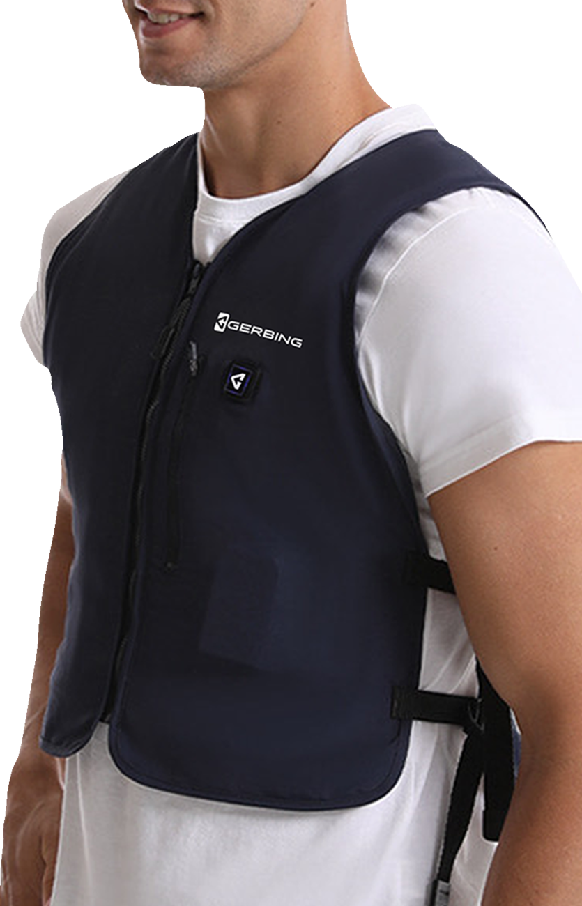 5V Touch Button Circulatory Cooling Vest - Blue