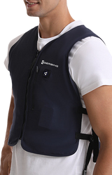 5V Touch Button Circulatory Cooling Vest - Blue