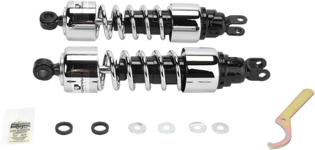 Shocks - 412 Cruiser Series - Chrome - 13\" - Heavy Duty 1975 - 1979