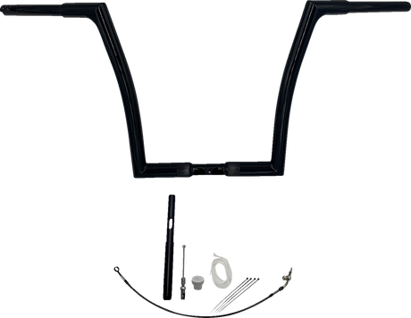1-1/4\" EZ Install Flat Top Handlebar Kit - 14\" - Black 2021 - 2022