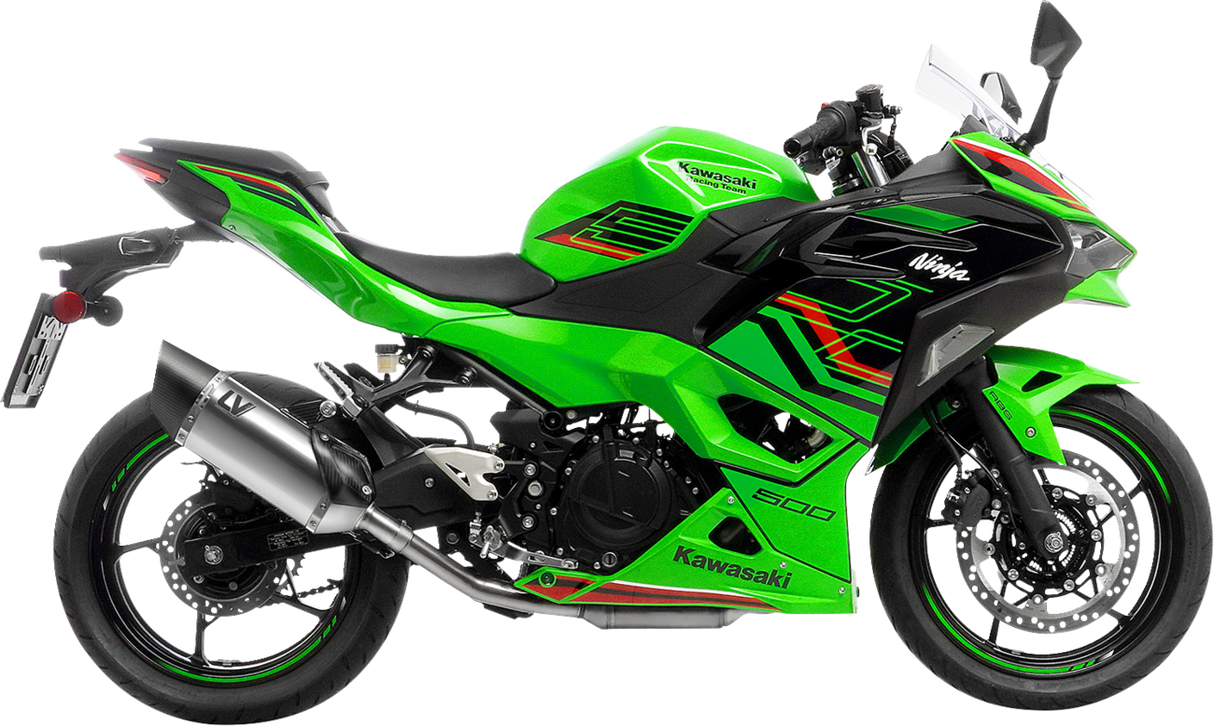 LV-14 Slip-On Muffler - Titanium - Yamaha Tenere 700 2021 - 2024