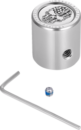 Heel-Toe Shifter Cover - American Flag Skull - Stainless Steel 1984 - 2022