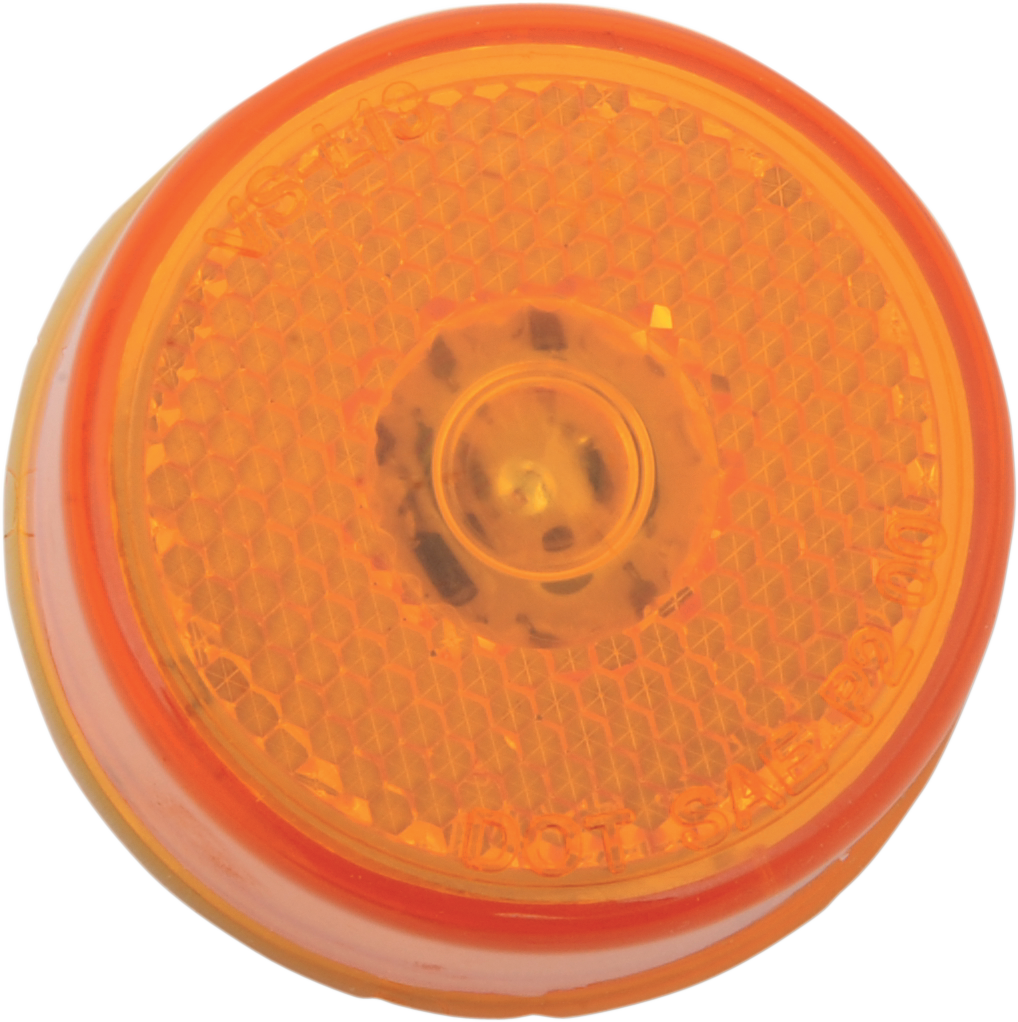 2\" Round LED Light - Amber