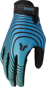 LAUNCHMODE Identity Gloves - Teal/Black - XL