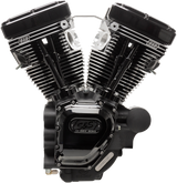 T124 Long Block Engine - Black - Touring 2007 - 2016