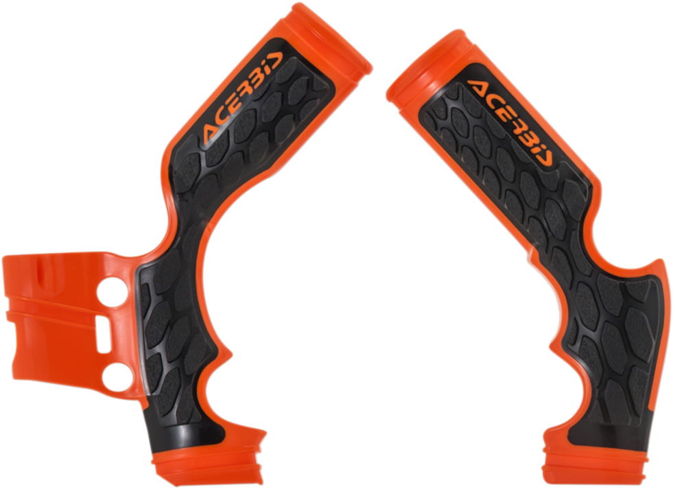 X-Grip Frame Guards - \'16 Orange/Black - Gas Gas | Husqvarna | KTM 2014 - 2023