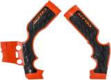 X-Grip Frame Guards - \'16 Orange/Black - Gas Gas | Husqvarna | KTM 2014 - 2023
