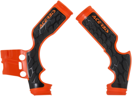 X-Grip Frame Guards - \'16 Orange/Black - Gas Gas | Husqvarna | KTM 2014 - 2023