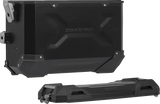 TRAX ADV Aluminum Case System - Black - Ducati Multistrada V4 \'21-\'24 2021 - 2024