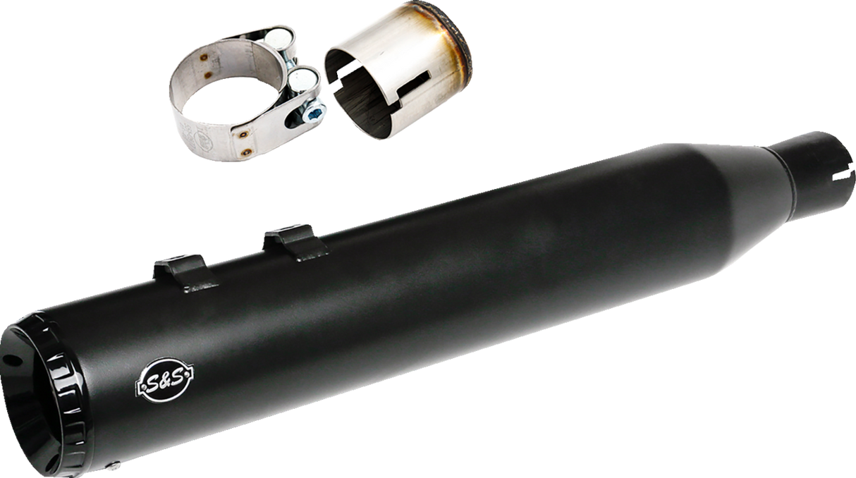 2-into-1 Swindler Exhaust Conversion Kit - 4-1/2\" - Black - M8 Touring 2017 - 2025