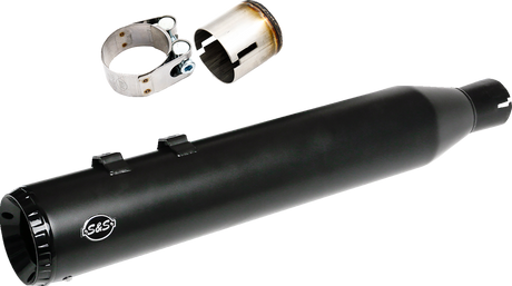 2-into-1 Swindler Exhaust Conversion Kit - 4-1/2\" - Black - M8 Touring 2017 - 2025