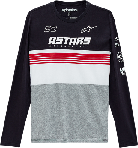 Turbo Long-Sleeve T-Shirt - Black/Heather Gray - XL